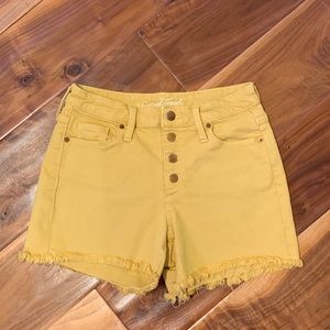 Yellow shorts